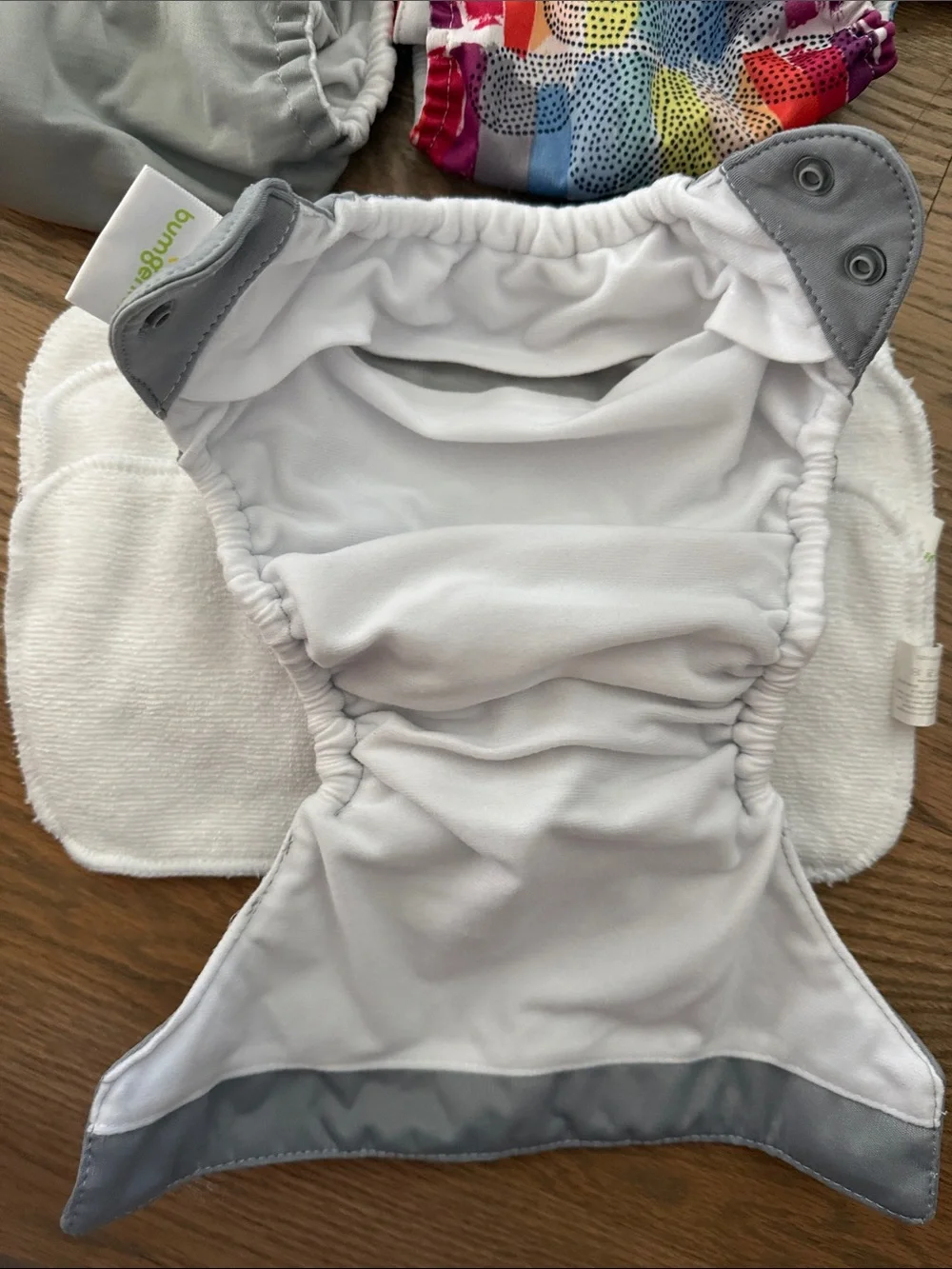 BumGenius Cloth Diaper Covers - Gray, Black & Multicolor 5.0